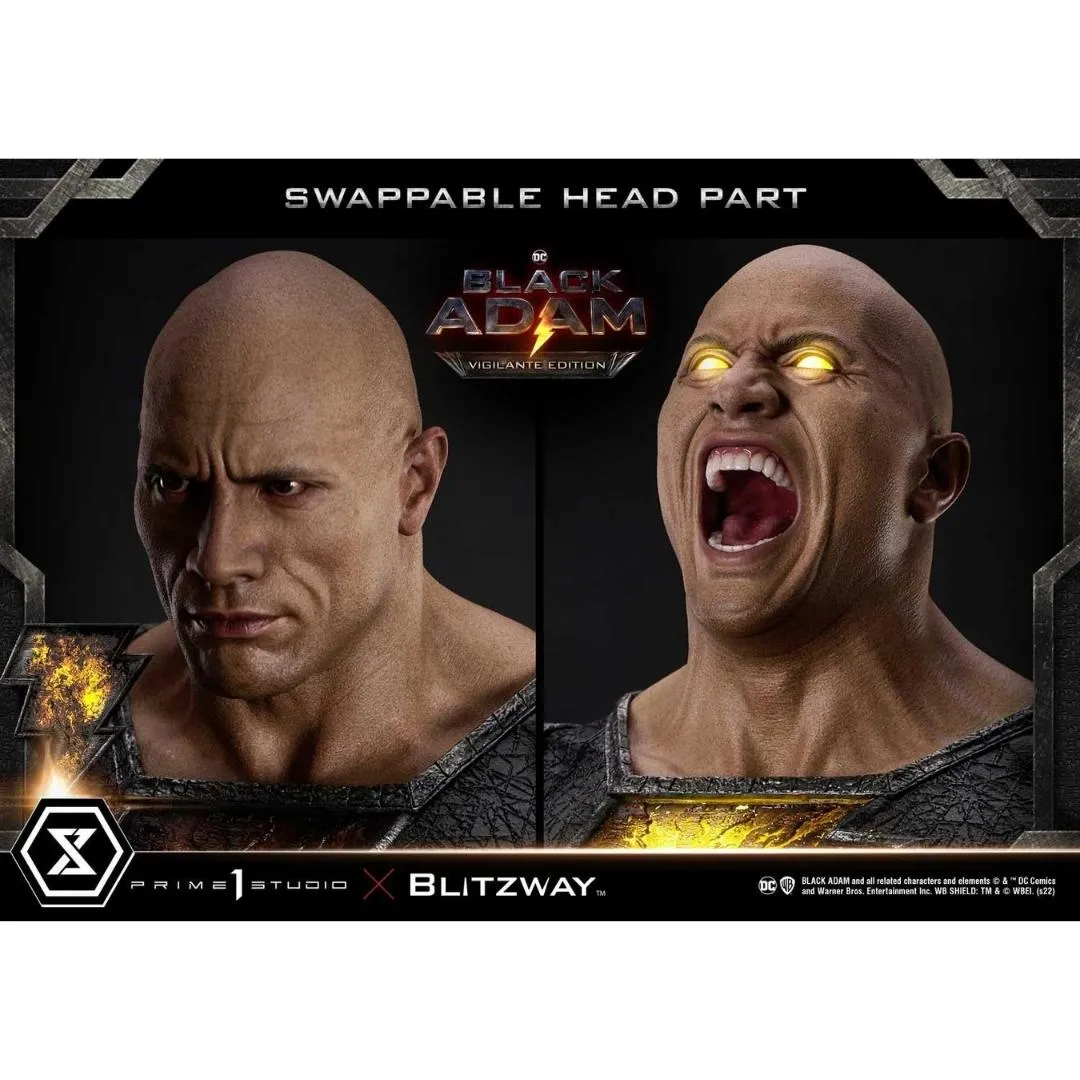 Black Adam Vigilante Edition DC Statue by Prime 1 Studio