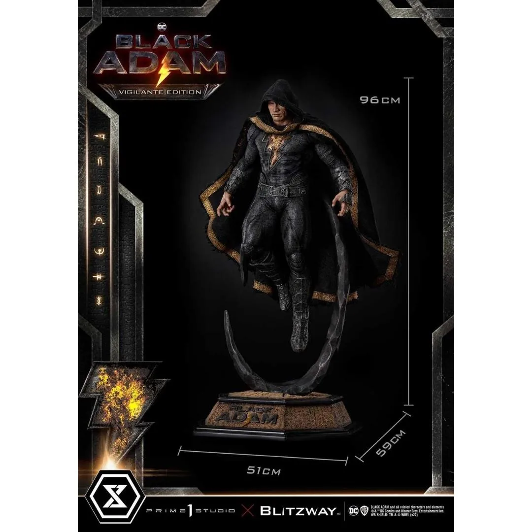 Black Adam Vigilante Edition DC Statue by Prime 1 Studio