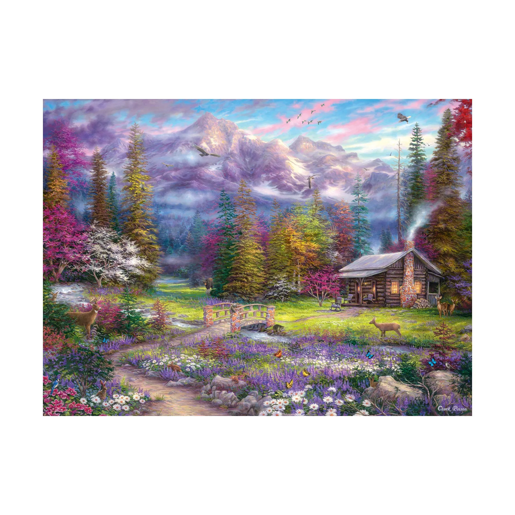 Chuck Pinson Escapes - Inspirations of Spring: 1000 Pcs