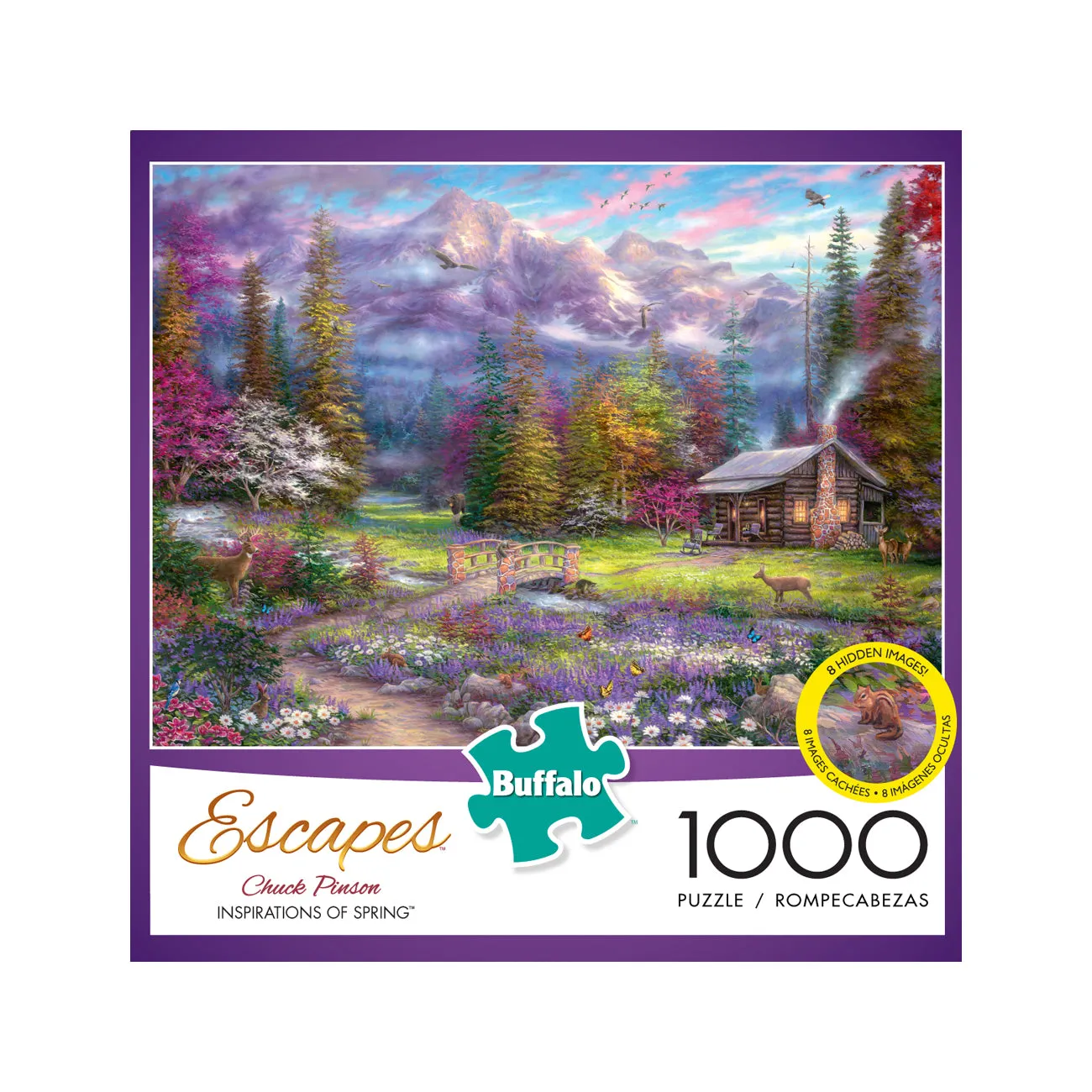 Chuck Pinson Escapes - Inspirations of Spring: 1000 Pcs