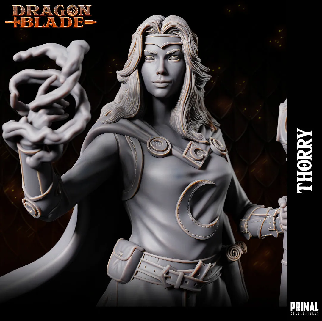 DNDHQ - Thorry - Spellswarm Wizard Human Lady
