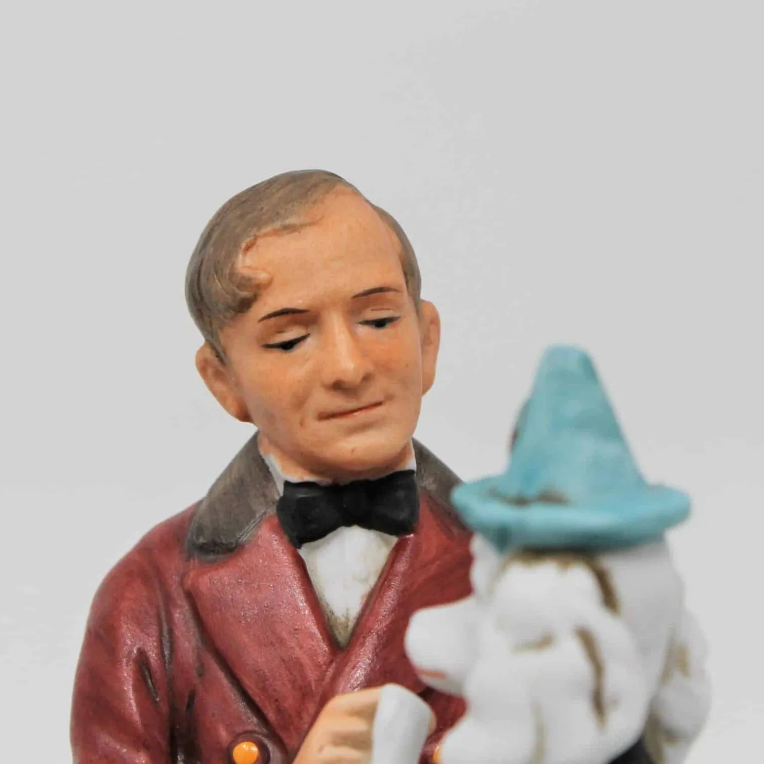 Figurine, Norman Rockwell, While The Audience Waits, Porcelain, Vintage
