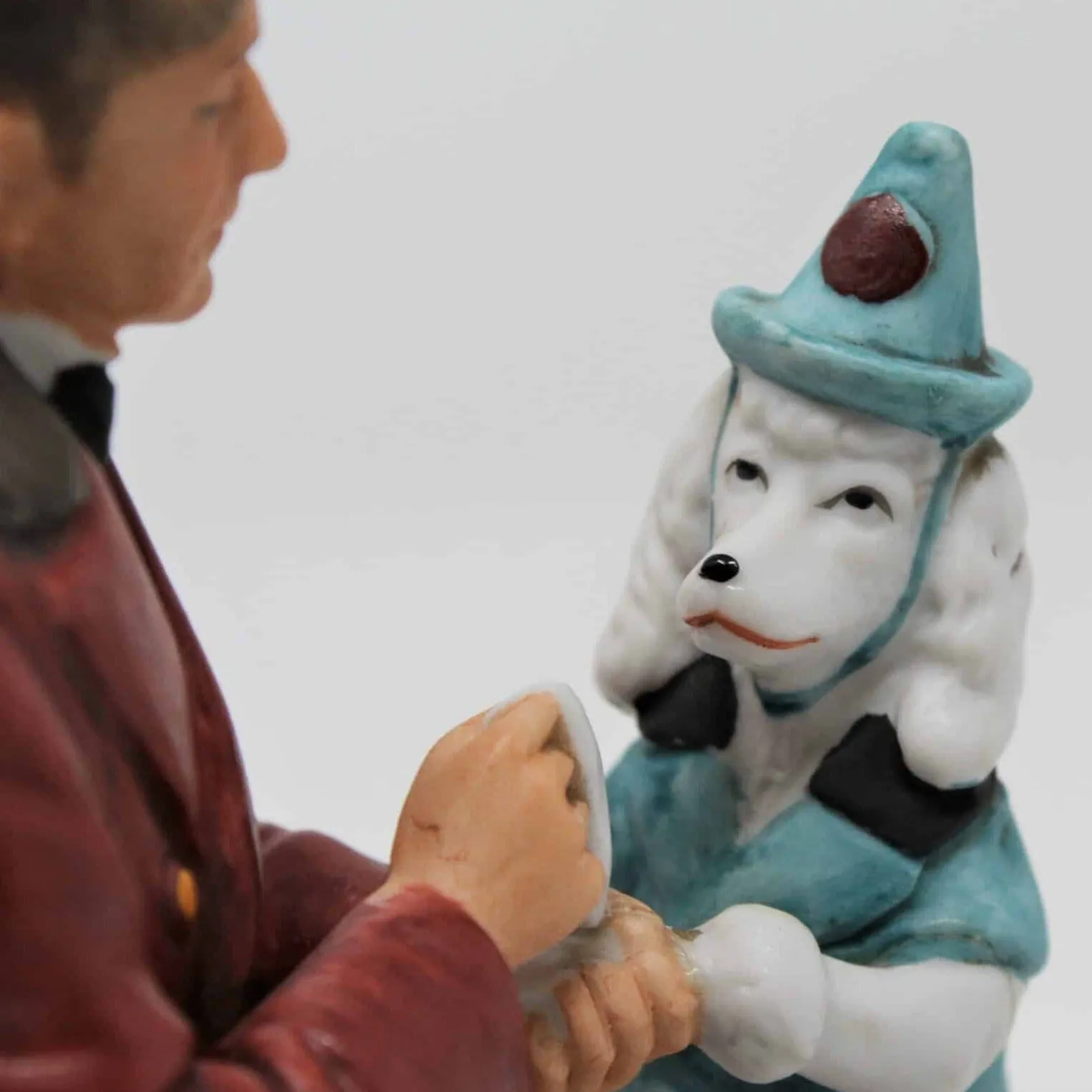 Figurine, Norman Rockwell, While The Audience Waits, Porcelain, Vintage
