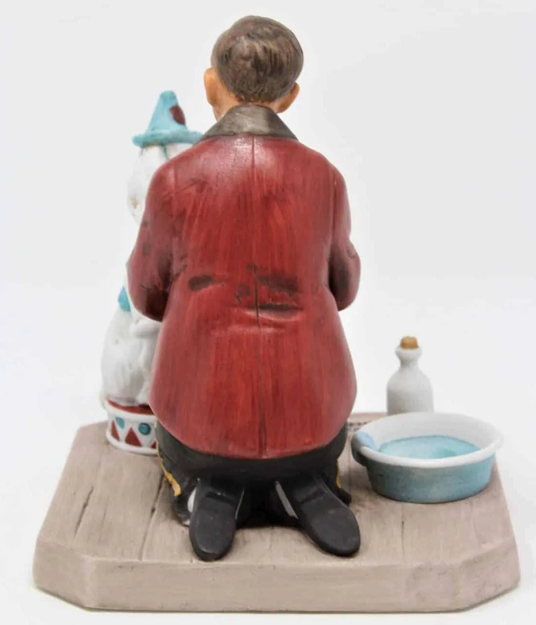 Figurine, Norman Rockwell, While The Audience Waits, Porcelain, Vintage