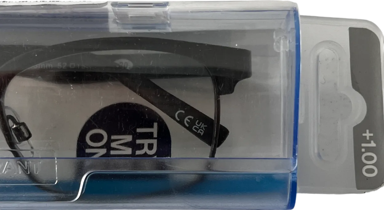 Foster Grant  Oak Lenses Reading Glasses  Black  1