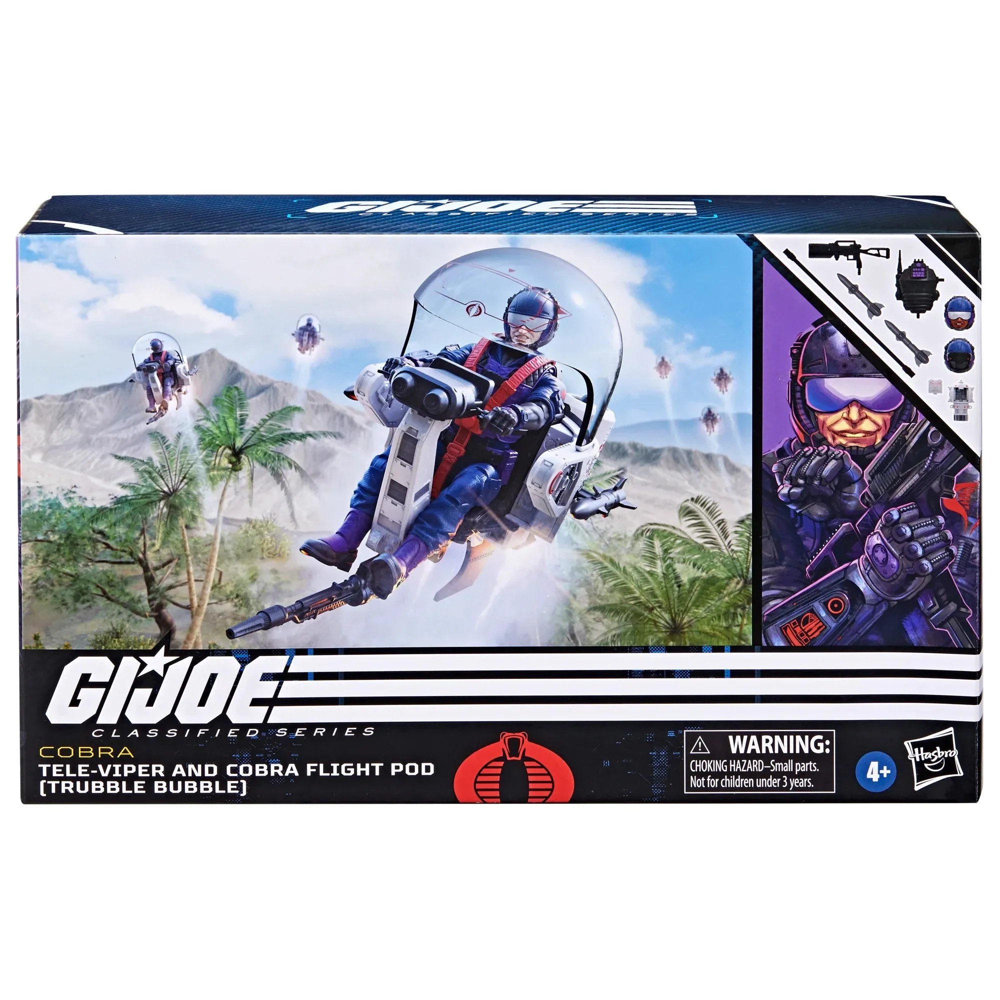 G.I. Joe Classified Series #79 Tele-Viper & Cobra Flight Pod (Trubble Bubble) Exclusive Set (F6687)
