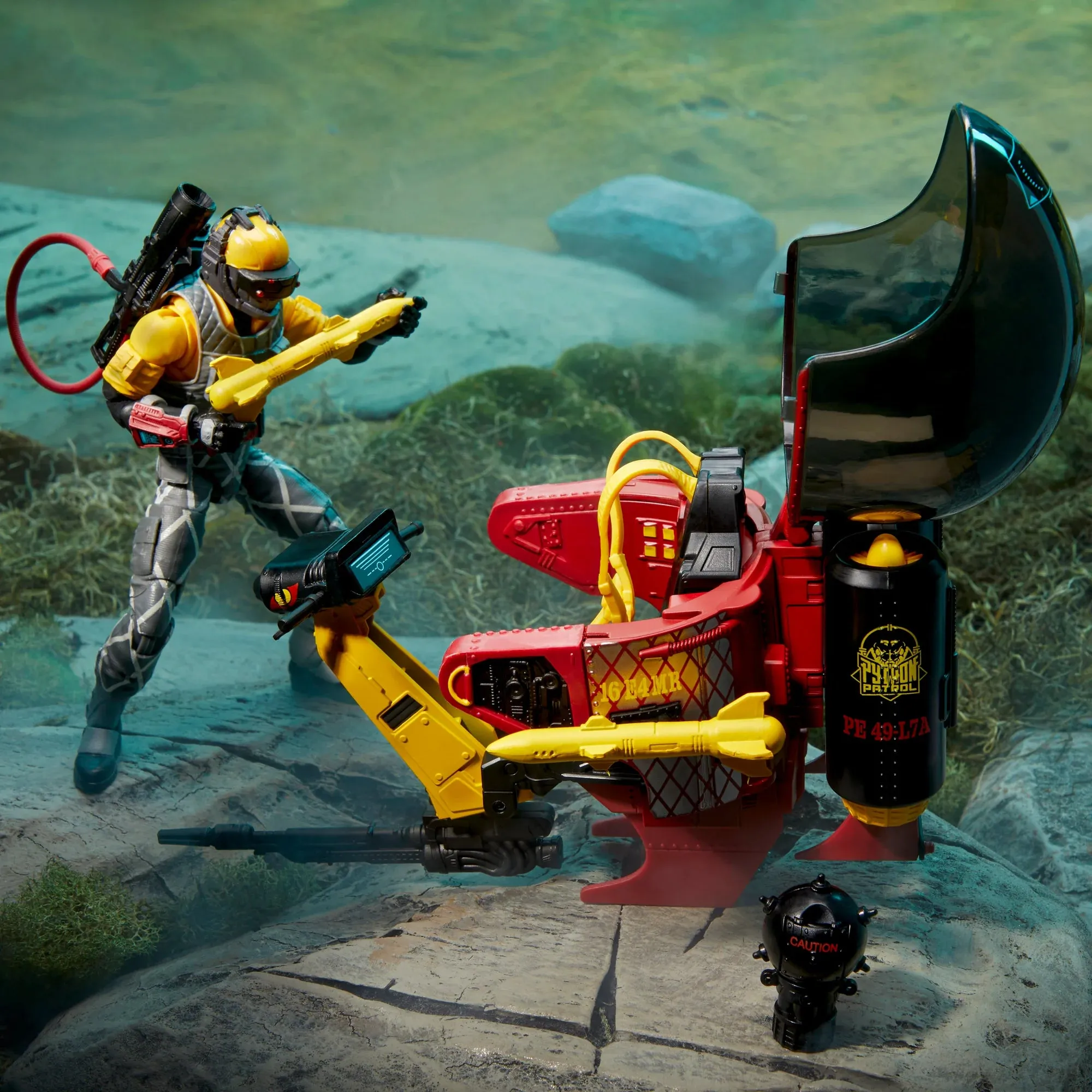 GI Joe Classified Series 98 Python Patrol Tele-Viper & Cobra Flight Pod (Trubble Bubble) Exclusive F8395 LOW STOCK