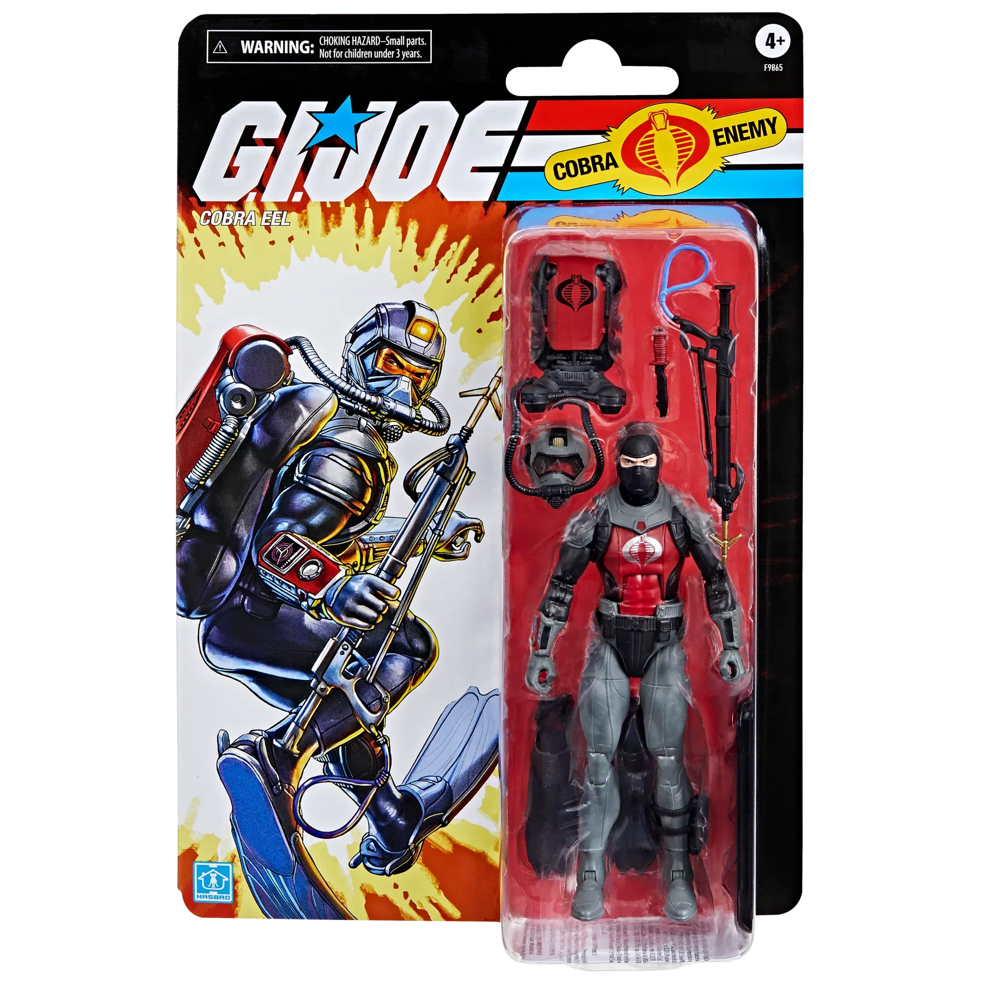 G.I. Joe: Classified Series Retro Cardback - Cobra Eel Action Figure (F9865)
