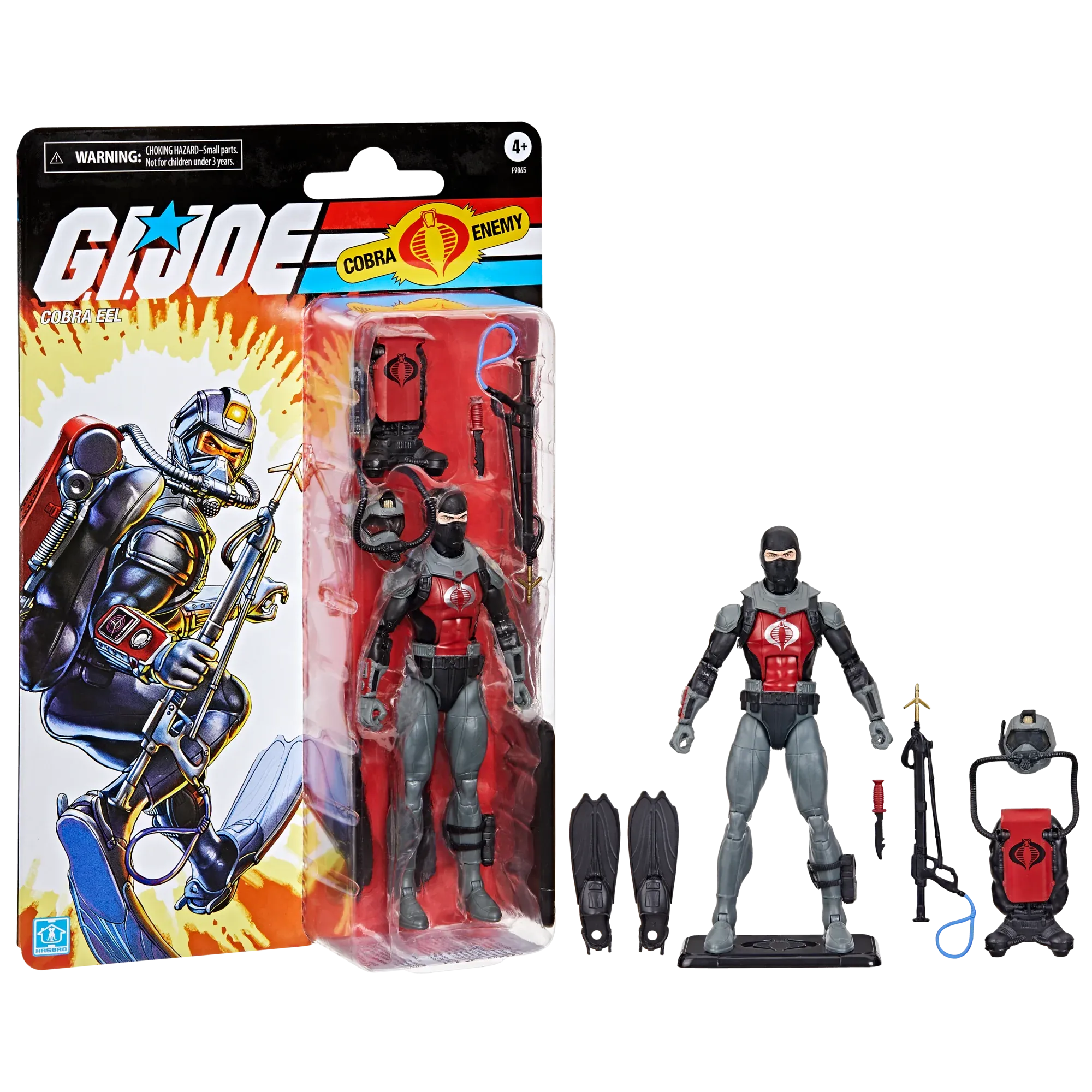 G.I. Joe: Classified Series Retro Cardback - Cobra Eel Action Figure (F9865)