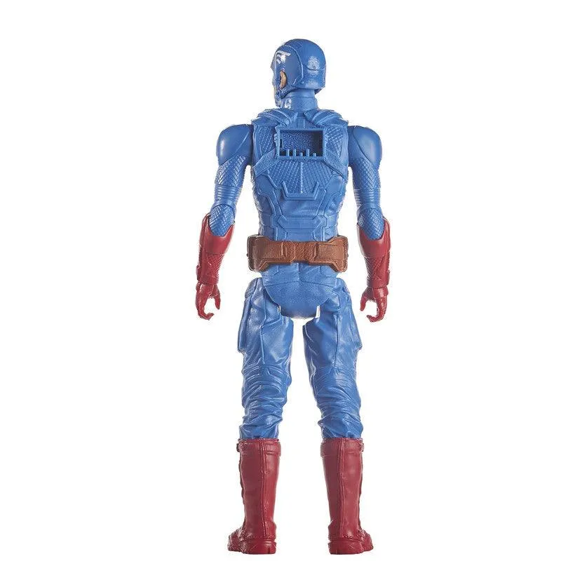 Marvel Avengers Titan Hero Series Captain America Action Figure, 12-Inch Toy, For Kids Ages 4 And Up