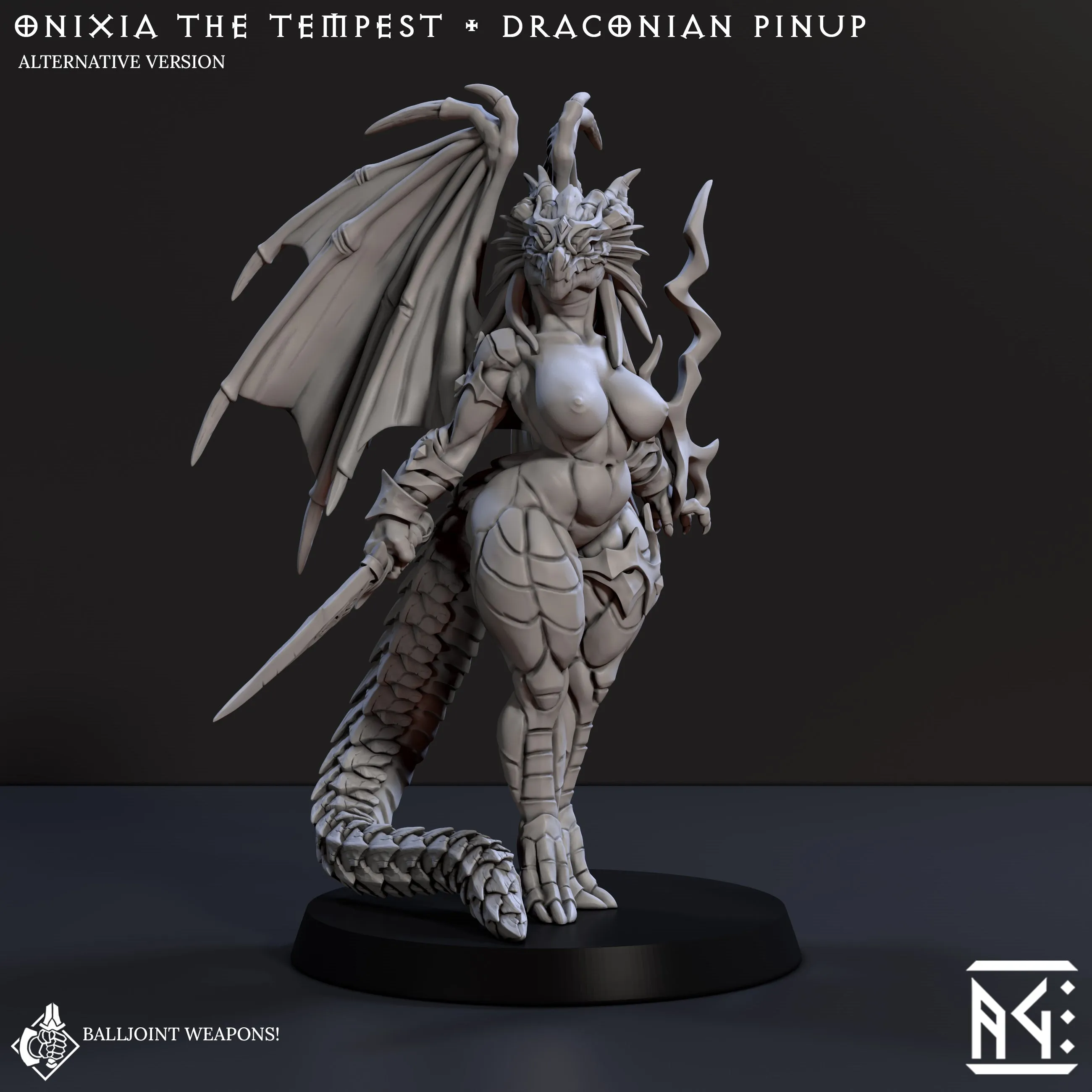 Onixia The Tempest - Pinup (Draconian Scourge)