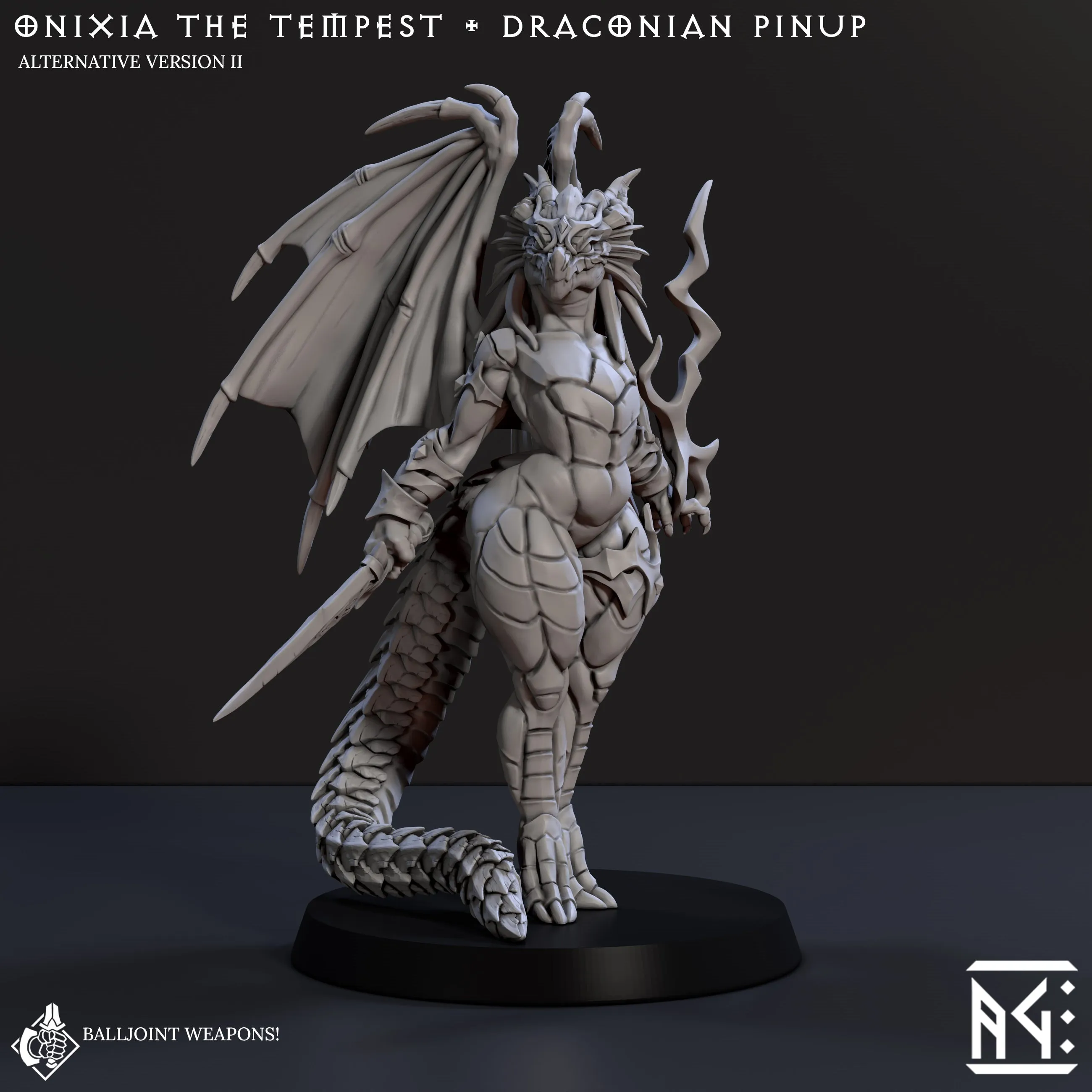 Onixia The Tempest - Pinup (Draconian Scourge)
