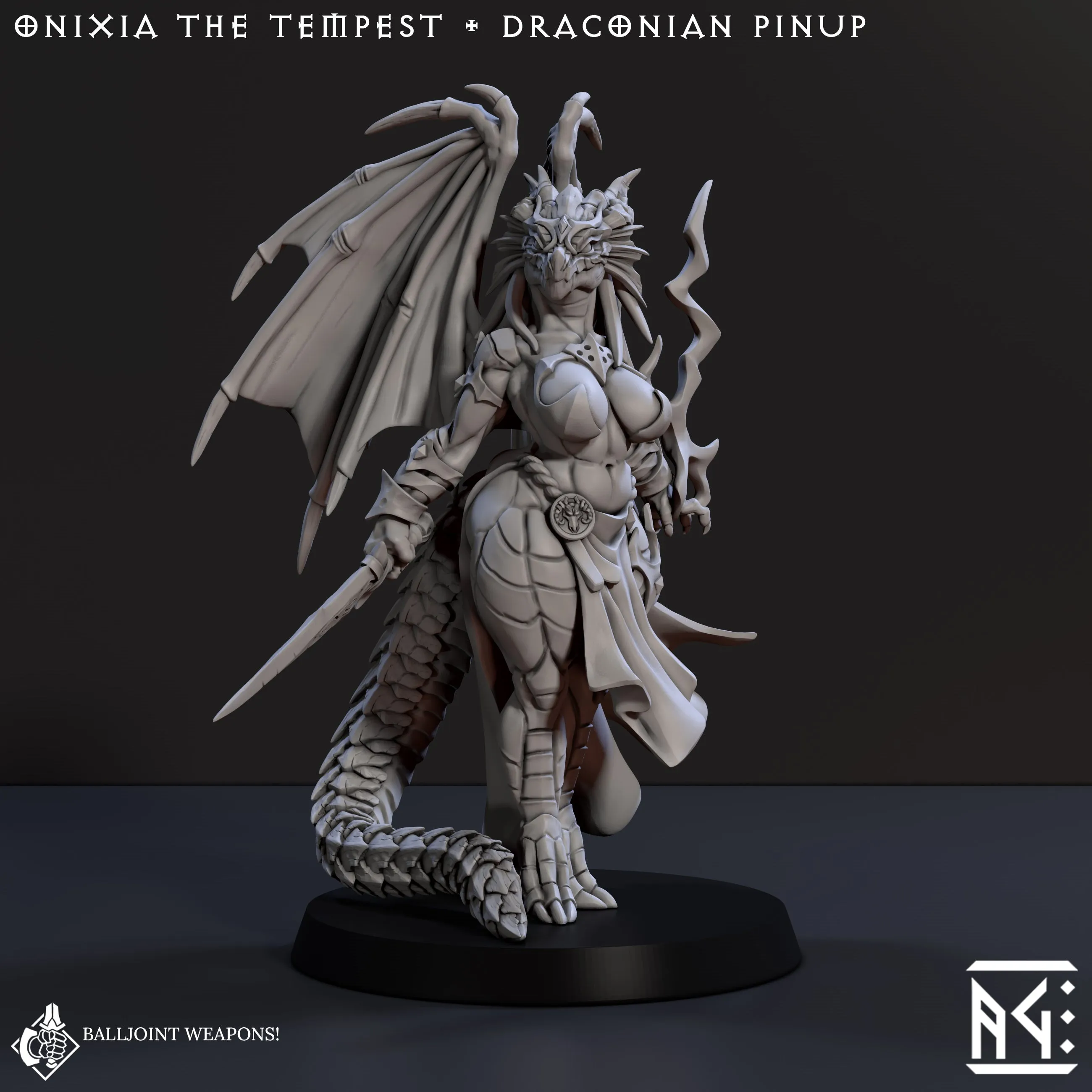 Onixia The Tempest - Pinup (Draconian Scourge)