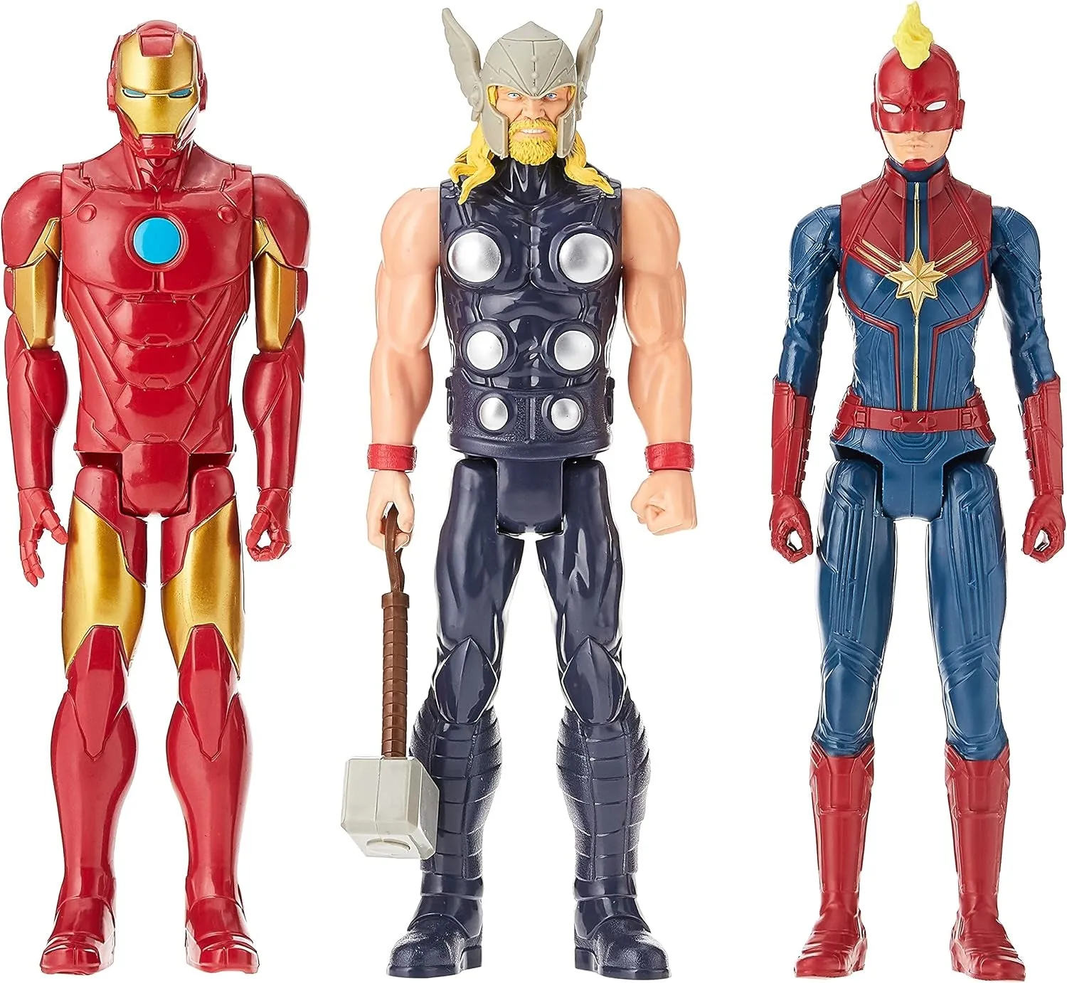 Titan Hero Series Action Figure Multipack, 6 Action Figures, 30-cm Toys, Inspired Comics, for Children Aged 4 and Up