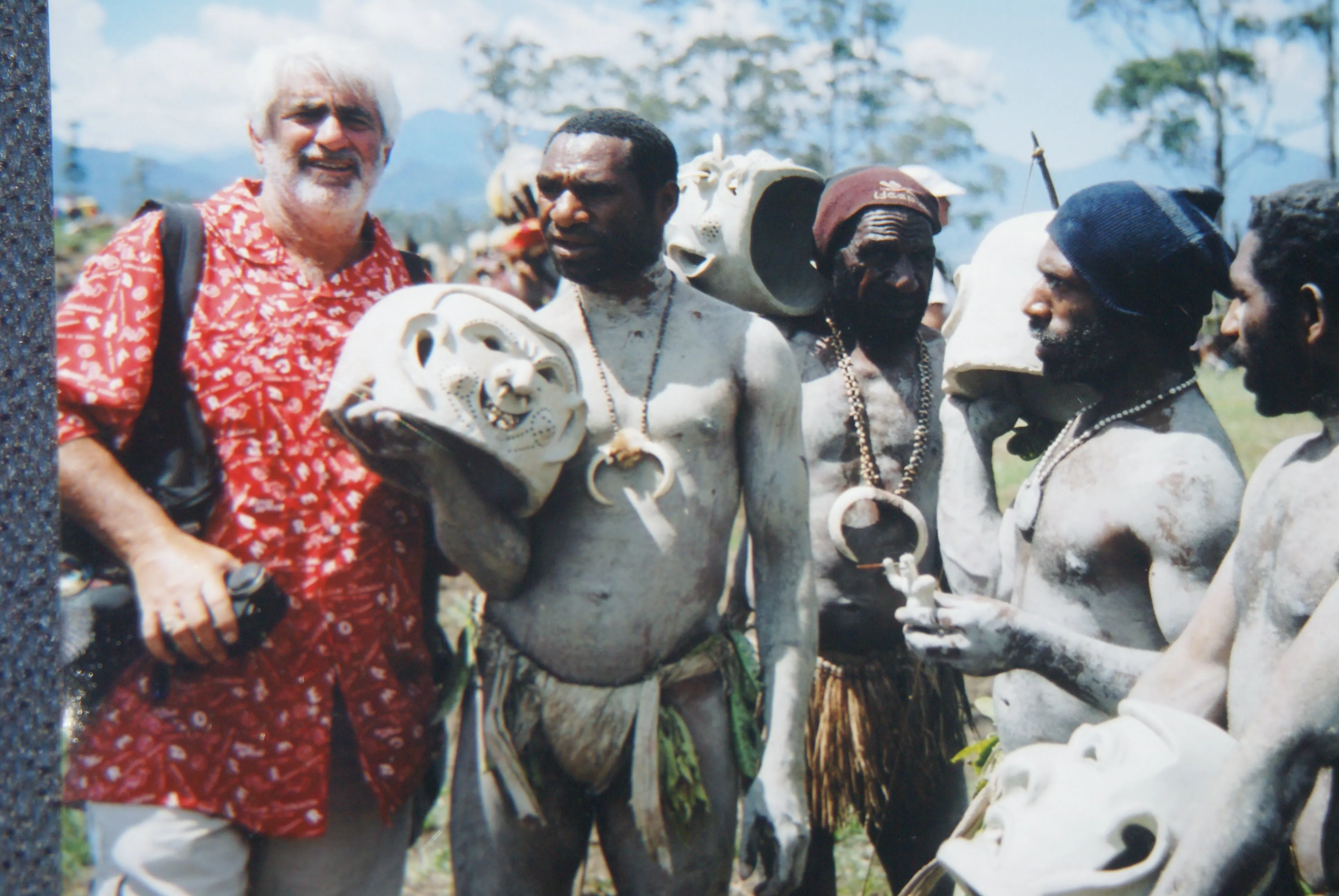 Unique “Big Man” Chief Tribal Boar Tusks & Ancestors’s Status Trophy,  Important Pectoral Ornament Worn during Initiations, also used as Currency, Bride Price, Feud Payments , collected in the late 1900’s in the Highlands Of Papua New Guinea
