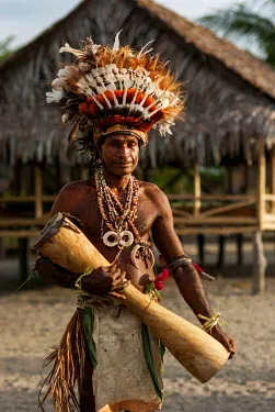 Unique “Big Man” Chief Tribal Boar Tusks & Ancestors’s Status Trophy,  Important Pectoral Ornament Worn during Initiations, also used as Currency, Bride Price, Feud Payments , collected in the late 1900’s in the Highlands Of Papua New Guinea
